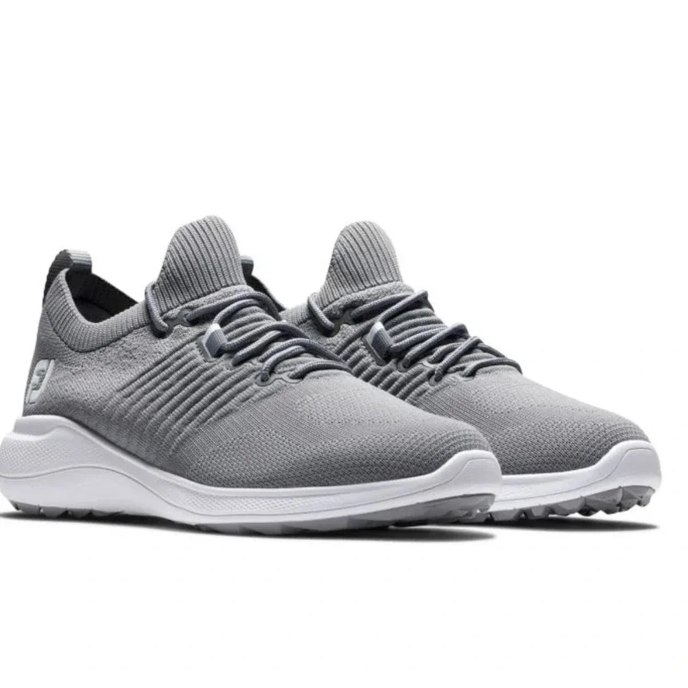 FootJoy Shoes Women 6.5 Grey Golf Spikeless Athletic Knit Breathable 95359